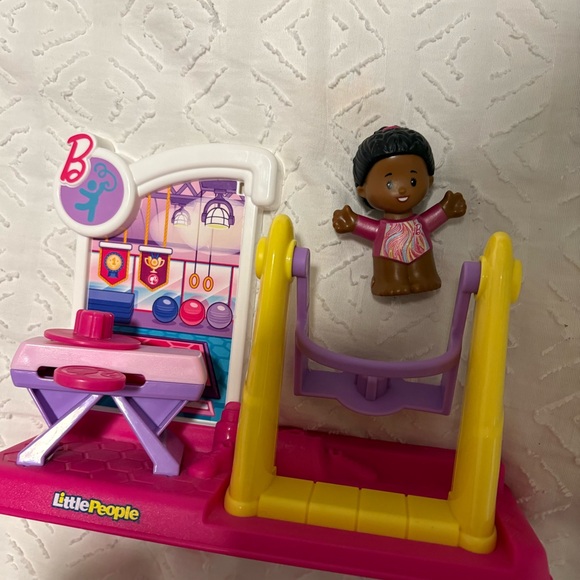 Little People Other - Fisher Price Little People/Barbie gymast you can be anything